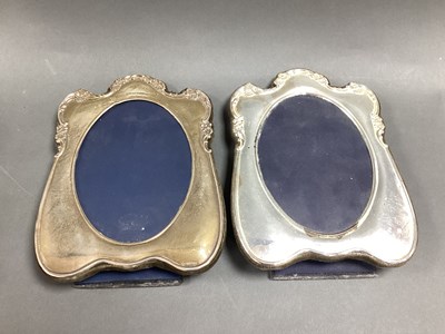 Lot 224 - A Matched Pair of Hallmarked Silver Mounted...