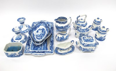 Lot 1186 - Spode “Italian” pattern ceramics, including...