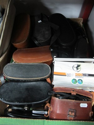 Lot 1050 - Binoculars, including Faria Freres 8x25,...