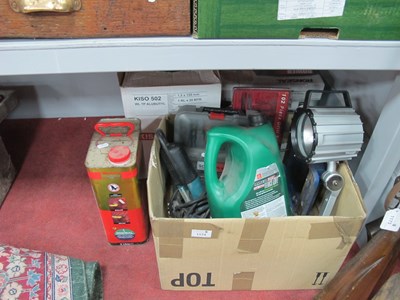 Lot 1174 - B&Q SDS Plus Kit, Vicks, Makita grinder, Kiso...