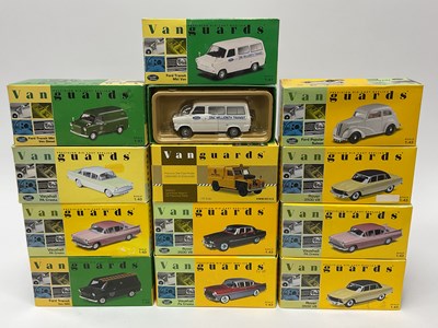 Lot 566 - Twelve 1:43rd scale Vanguards editions diecast...