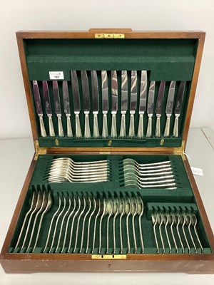 Lot 182 - Roberts & Belk Eight Setting Canteen of Plated...