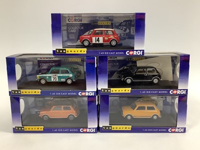 Lot 641 - Five Corgi Vanguards 1:43 scale Mini diecast...