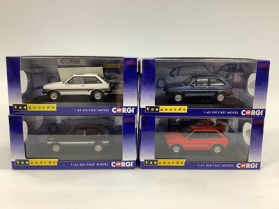 Lot 583 - Four Corgi Vanguards 1:43 scale Ford Fiesta...