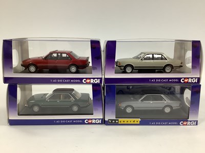 Lot 572 - Four Corgi Vanguards 1:43 scale Ford Granada...
