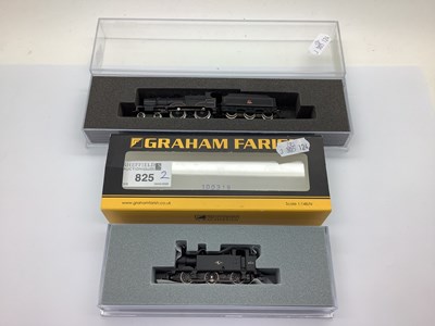 Lot 825 - Two boxed Graham Farish N gauge ex-LMS...