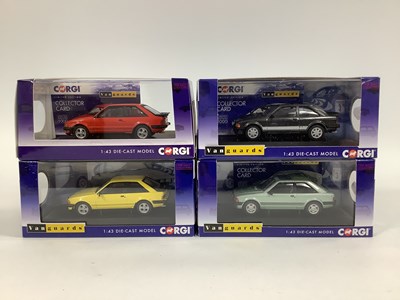Lot 671 - Four Corgi Vanguards 1:43rd scale diecast...