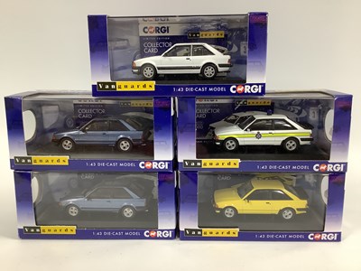 Lot 661 - Five Corgi Vanguards 1:43rd scale diecast...