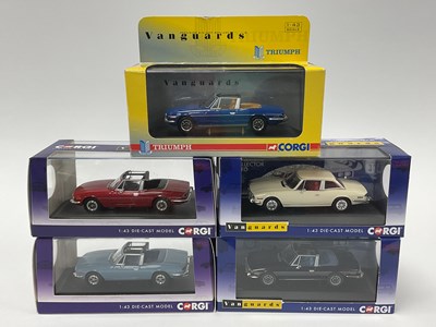 Lot 537 - Five Corgi Vanguards 1:43rd scale diecast...