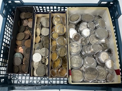 Lot 372 - Large Collection Of World Coinage, includes £2...