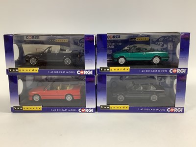 Lot 634 - Four Corgi Vanguards 1:43rd scale diecast...