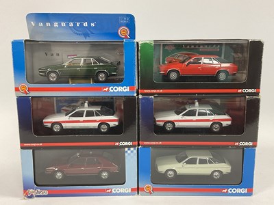 Lot 770 - Six Corgi 1:43rd scale Vanguards and Emergency...