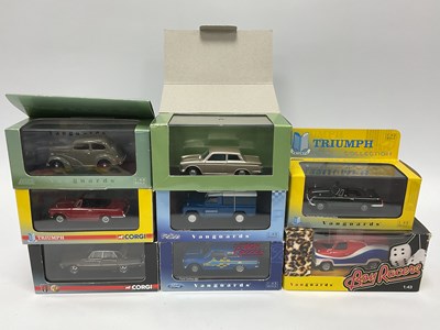 Lot 710 - Eight Vanguards 1:43rd Scale Diecast Model...