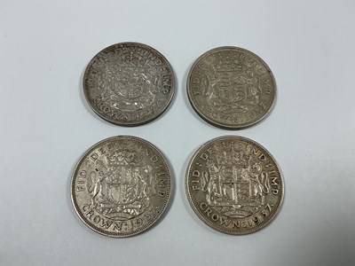 Lot 516 - Four 1937 George VI Silver Crowns.