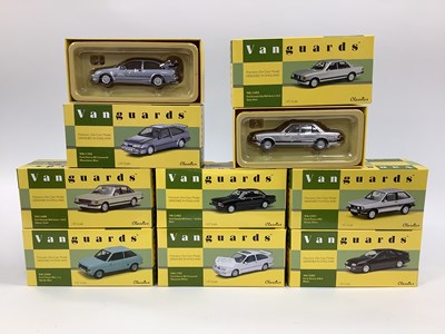 Lot 586 - Eight Hornby/Corgi Vanguards 1:43rd scale...