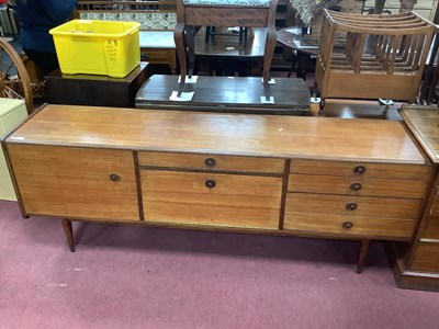 Lot 1642 - Mid Century Teak Sideboard, labelled...