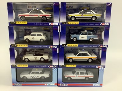 Lot 679 - Eight Vanguards 1:43rd scale diecast model...