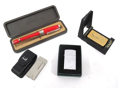 Lot 1289 - Tibaldi for Bentley ballpoint pen in red and...