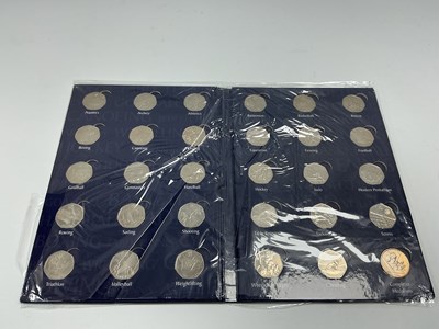 Lot 397 - London Olympics 50p Complete Collection,...