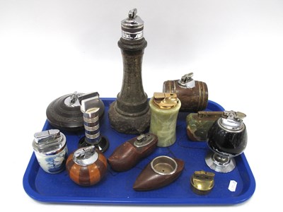 Lot 1340 - A Large Collection of Table Lighters, to...