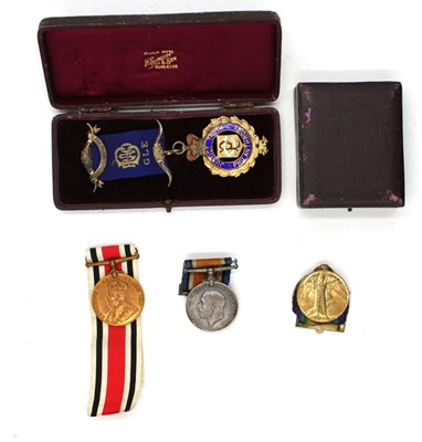 Lot 683 - WWI Army Service Corps British War Medal &...