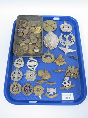 Lot 363 - British & Canadian Military Cap Badges,...