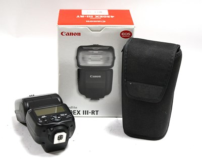 Lot 794 - Canon Speedlite 430EX III-RT Flash Unit, in...