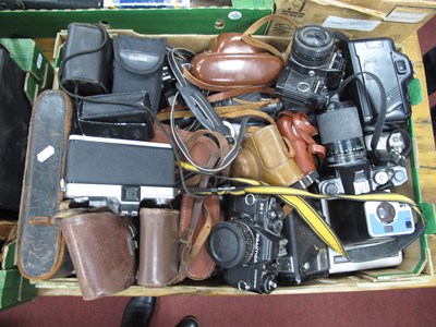 Lot 1103 - A Large Collection of 35mm Film Cameras, many...