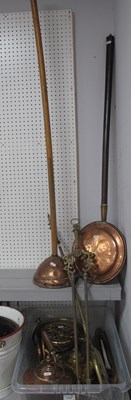 Lot 1147 - Metalware, to include assorted Victorian and...