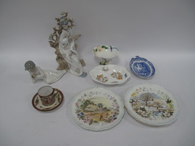 Lot 1175 - Lladro Figurine (dam), another similar, graff...