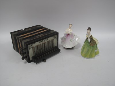 Lot 1275 - Down South Accordion, with Royal Doulton...