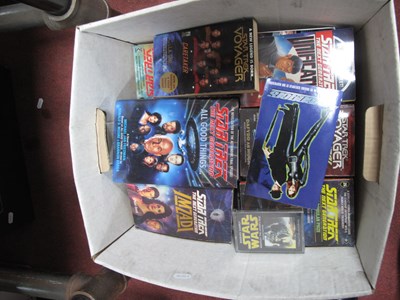 Lot 1123 - A Box of Star Trek and Similar Novels.