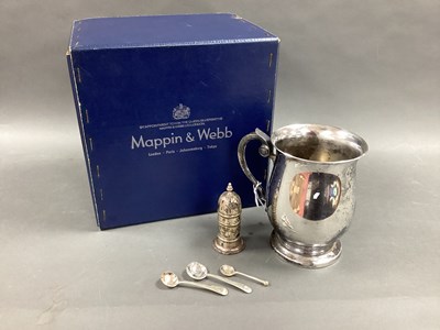 Lot 172 - A Hallmarked Silver Pepperette, with domed...