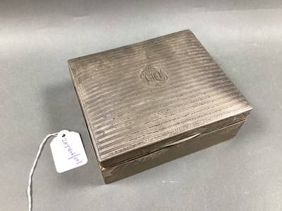 Lot 4 - A Hallmarked Silver Cigarette / Cigar Box,...