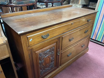 Lot 1611 - Early XX Century Mahogany Cabinet, with a low...
