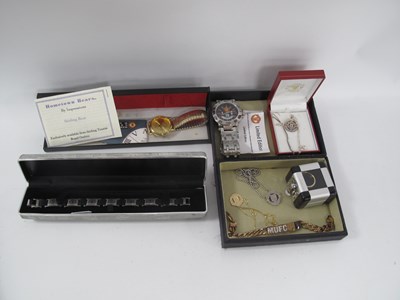 Lot 661 - Manchester United Danbury Mint Silver Bracelet,...