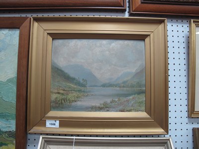 Lot 1508 - A.O. Wilde, Buttermere, oil on board, signed...