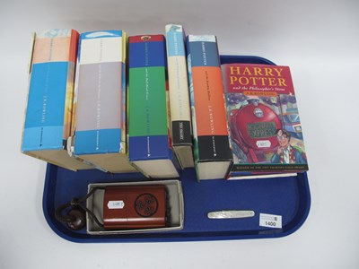 Lot 1400 - Seven Harry Potter books (six first editions),...