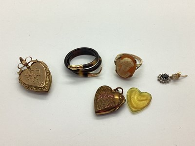 Lot 90 - An Antique Style Coiled Serpent Ring, a cameo...
