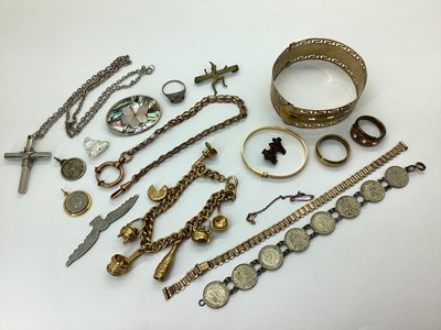 Lot 144 - Vintage Engine Turned Wide Bangle, antique...