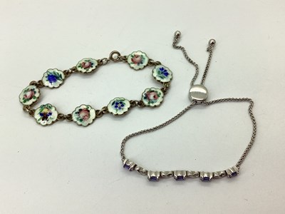 Lot 98 - Avar Holth, Norway: An Enamel Floral Panel...