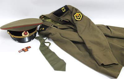Lot 349 - Cold War Soviet Army Uniform, including peaked...