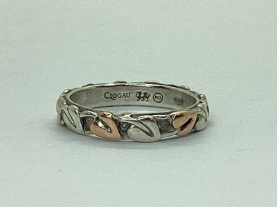 Lot 60 - Clogau Tree of Life Cariad Band Ring, (925 and...