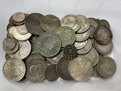 Lot 498 - Collection Of Silver World Coinage, includes...