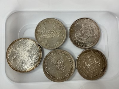 Lot 450 - Five Silver Coins, includes a 1937 Australia...