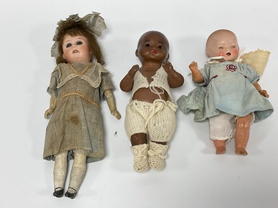 Lot 813 - An Armand Marseille Black Baby Doll (missing...