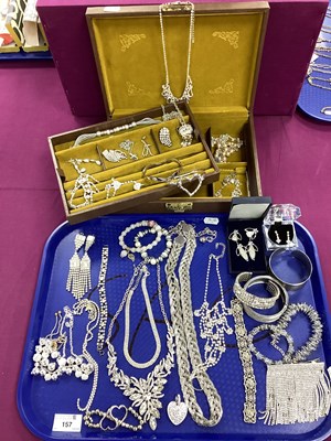 Lot 157 - A Collection of Modern Diamanté and Other...