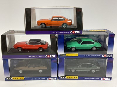 Lot 760 - Five Corgi Vanguards 1:43rd scale diecast...