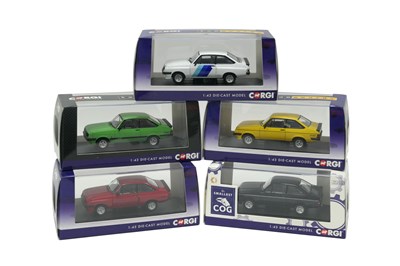 Lot 565 - Five Corgi Vanguards 1:43rd scale diecast...