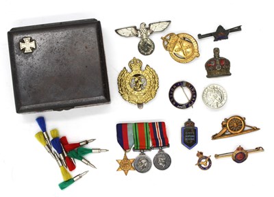 Lot 654 - WWI Imperial German Cigarette Box, civilian...